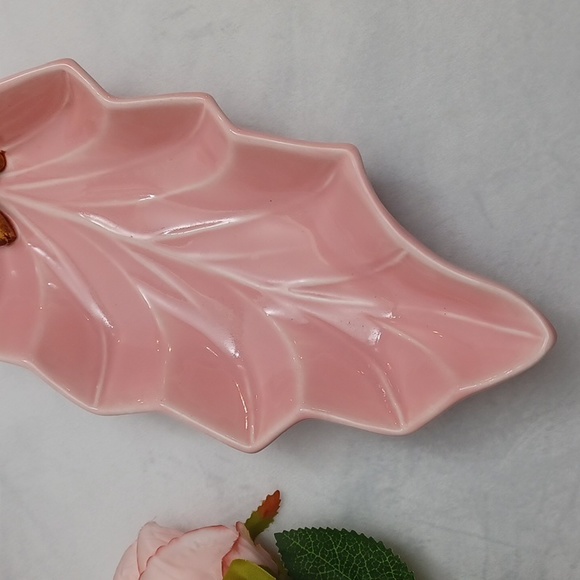 MCM 1950's Leaf Dish Vintage Dish Miramar of Calif. Mid-Century Modern Decor - Picture 3 of 17
